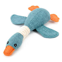 Juguetes Para Perros Y Gatos En Forma De Ganso Juguetes Interactivos De Peluche Resistentes Al Masticar Con Silbato Para Pequeños Y Grandes Perros - details 5