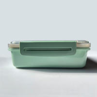 FIAMBRERA TUPPER QUTTIN de plástico y acero inoxidable con 2 compartimentos apta para microondas de 1050ml - details 3