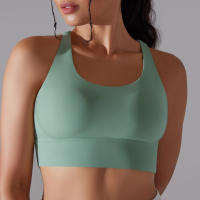 Sujetador Deportivo Para Mujer Alta Soporte Impacto Yoga Running Quick Dry Top Deporte Gimnasio Padded Bralette Sexy - details 6