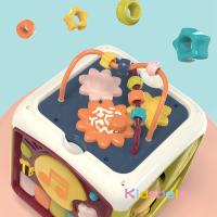Cubo De Actividades Para Bebés Juguete Educativo 7 En 1 Sorteo De Formas Musical Laberinto De Perlas Conteo Descubrimiento Juguetes Para Niños Aprendizaje - details 3