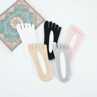 Calcetines De Verano Para Mujer Ultradelgados Cinco Dedos Con Silicona Antideslizante Transpirables Y Anti-fricción Calcetines Invisibles Para Uso Casual Y De Vestir - details 1