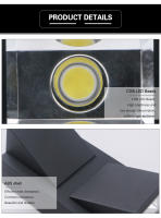 Lámpara De Pared LED 3W 6W AC86-265V Impermeable Para Exterior Iluminación De Jardín Para Dormitorio Sala De Estar Pasillo Escaleras Estilo Moderno - details 9