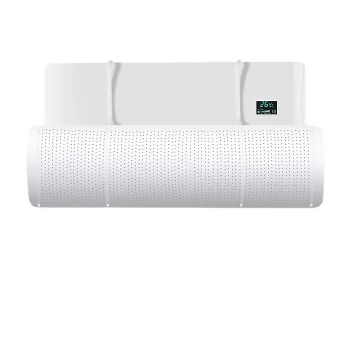 Universal Deflector Aire Acondicionado, Ajustable Deflector de Viento de Aire Acondicionado, Aire Acondicionado Escudo de Viento para Casa/Oficina, Ancianos, Recién Nacidos (Blanco) - 1