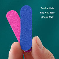 100 Pcs Archos De Uñas De Madera Doble Lado Mini Archos De Uñas Desechables Colores Sandpaper De Papel De Hierro Herramientas De Pulido Y Polvo Para Manicura - details 9