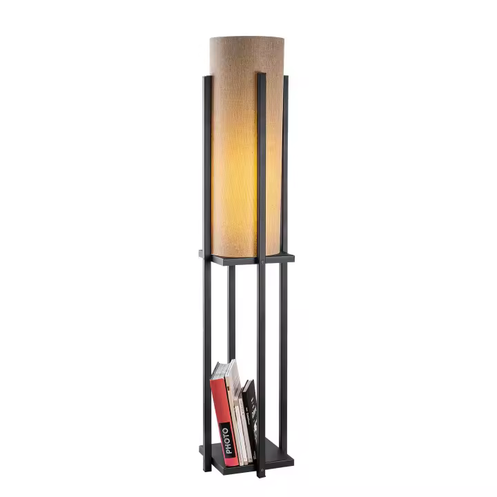 Lámpara de pie WELLHOME con Estructura de metal color Negro - 1