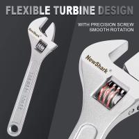 Llave Ajustable De Cr-mn-v Vanadio Larga Manija Universal Herramienta De Reparación Mecánica Para Trabajo En La Tienda - details 4