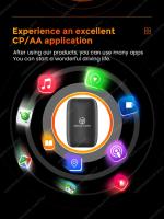 Adaptador Universal MEKEDE Para Coche Con CarPlay Y Android Auto Sin Cable Y Cable Soporte Para Netflix YouTube Navegación GPS Mirador Link - details 14