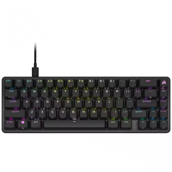 Corsair - CH-91A401A-ES teclado Juego USB QWERTY Español Negro CH-91A401A-ES - 1