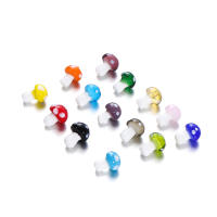 10/20Pcs Hongo De Vidrio Colorido Bolas Espaciadoras Para Collar Pulsera Aretes Accesorios De Joyería Fabricante Directo Al Por Mayor - details 0