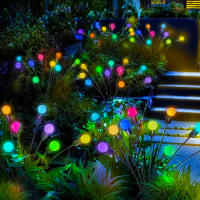 Luces Solares Para Jardín Impermeables Decoración Navideña De Vuelo De Mariposa Para Camino Jardín Luz LED Moderna - details 4