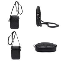 Bolso De Hombro Pequeño Para Mujer PU Cuero Impresión Cruzado Mensajero Bolsa De Teléfono Móvil Mini Bolso Lady Bolso Y Monedero - details 12