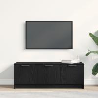 Mueble de TV vidaXL Negro Roble 102x35x36,5 cm Madera elaborada - details 2