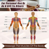 Rodillo De Masaje De Madera Para Puntos Trigénicos Y Libro De Masaje Manual Para El Gimnasio Uso Doméstico Alivio De Músculos Dolorosos Y Cellulite - details 6