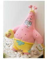 Peluche De Anime Spongebob Squarepants Patrick Star Rosa Kawaii Cartoon Cosplay Muñeco De Peluche Regalo De Cumpleaños Para Niños Y Niñas - details 14