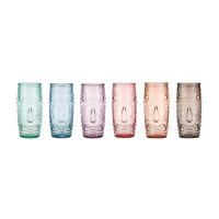 STARLEY-Set 6 Vaso bajo ,Vaso Alta tiki 500ml-600ml, colores la mediterr - details 4