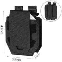 Bolsa De Malla 1000d Para Amarrejos De Manos Portador De Cadena Estándar Para Cinturón De Servicio Y Chaleco Verde Café Negro - details 1