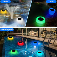 Dispensador Flotante De Cloro Para Piscina Solar Con Luz Colorida Para Spa Y Baño De Tubo Dispensador De Tabletas De Bromuro - details 9