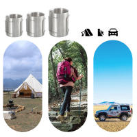 Taza De Acero Inoxidable Para Camping 200ml/300ml/400ml Con Manijas Plegables Para Agua Té Café Adecuada Para Exteriores Senderismo - details 7