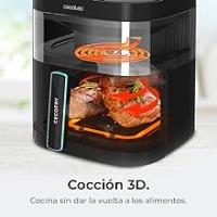 Freidora de Aire sin Aceite Cecotec Cecofry DuoHeat 6000, 6 Litros, con Ventana, 2200 W, Doble Resistencia, Cocción 3D, Grillin Style, dorado perfecto y sabor de parrilla en carnes, 8 Menús, Temperatura Regulable 80-200ºC - details 2