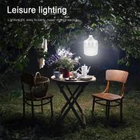 Luz Portátil Para Camping Recargable Por USB Con Bombilla LED Iluminación De Emergencia Para Exteriores Y Pícnic Colgante En Tienda - details 1