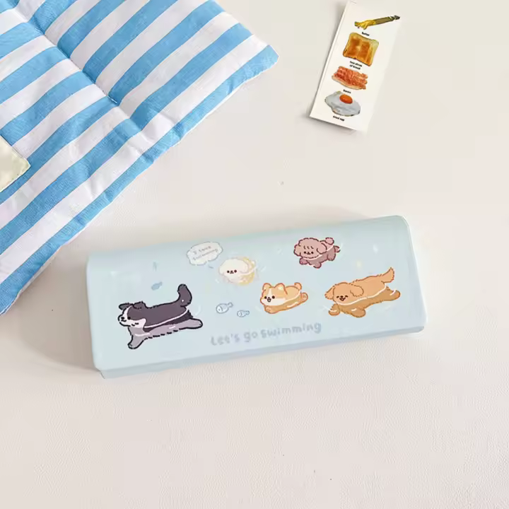 Estuche De Leder Para Gafas Y Solares Retro Unisex Estilo Simple Y Elegante Tamaño 15.5*5.5*3cm Para Hombres Y Mujeres - 1