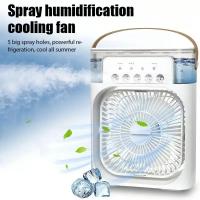 Ventilador 3 en 1, aire acondicionado, Enfriador de aire pequeño para el hogar, luz LED nocturna, humidificador portátil, ventilador de ajuste de aire, ventilador para oficina y hogar - details 13