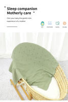 Manta de Algodón para Bebe, Manta Tejida para niños y niños, 90x70cm, cochecito Súper suave para recién nasido, envoltura para envolver, Saco de dormir a Cuadros para CUNA sólida a la moda - details 2