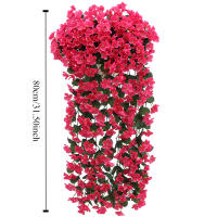 Vine De Rosas Para Colgar En La Pared Decoración Para Sala De Estar Flores De Seda Plásticas Artesanía De Flores Colgantes Plantas Creativas - details 3