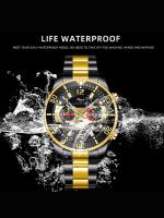 Reloj De Moda Para Hombre Reloj De Pulsera De Cuarzo Reloj De Mano Casual Con Calendario Resistente Al Agua Color Verde - details 1