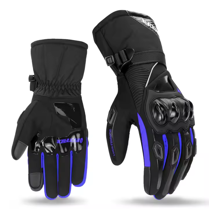 Guantes De Moto Para Invierno Impermeables Gant Moto Taco De Pantalla Hombres Complete Dedicado - 1