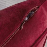 Funda De Cojín De Veludo Rayado Set De 1/2 Moderno Decorativo Para Sofa Cómodo Rojo Para Decoración De Hogar Navidad Materiales Poliéster Técnica Tejida Adultos - details 2