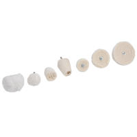 Kit De Pulido De Rueda De Linterna De Algodón Flanel Para Metal Y Vidrio Con Taladro De Rosca De 1/4 Pulgada Herramienta De Pulido Para Trabajos De Bricolaje - details 7