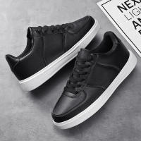 Zapatos De Correr Casuales Para Hombre En Cuero Blanco Transpirables Y Cómodos Talla 36-47 Moda Al Aire Libre Pareja Calzado - details 17