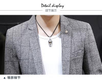 Traje Slim Casual Para Hombre Con Padría Nueva Comodidad Adecuado Para Bodas Y Ocasiones Formales Estilo Inteligente Casual Tendencia Moda Cuatro Estaciones - details 20