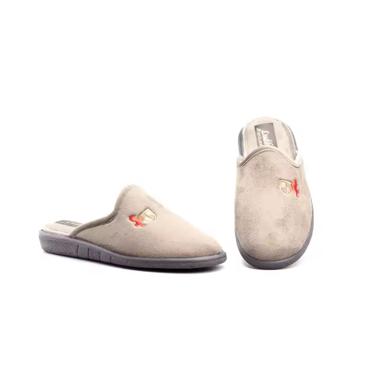 MºLD-6801 Gris Y AZUL Hecho en España Zapatillas Hombre Gris Y AZUL Escudo Caballo Numeración: 39-45 Marca: Ludiher - 1