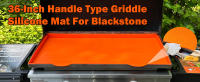 Manta De Silicona Griddle 36 Pulgadas Para Blackstone Griddle Resistente Y De Alta Calidad Alimentos Grillete Protector Naranja - details 0
