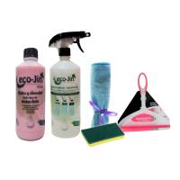 Set de Limpieza ECOJIN LABONCLER con Difusor, Rasqueta y Accesorios - Desengrasante Multiusos, Quitagrasa, Quitamanchas, Biodegradable. ECPJIN DE LABONCLER. LIMPIA Y BRILLA CON ECOJIN. LOS MEJORES PRODUCTOS DE LIMPIEZA ESTAN EN LABONCLER - details 1