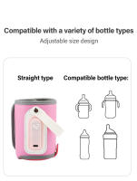 Calentador Portátil Para Botella De Bebé USB Cargador Mantenedor De Calor Para Alimentación Viaje Cubierta Calentadora Exterior Para Alimentación - details 12