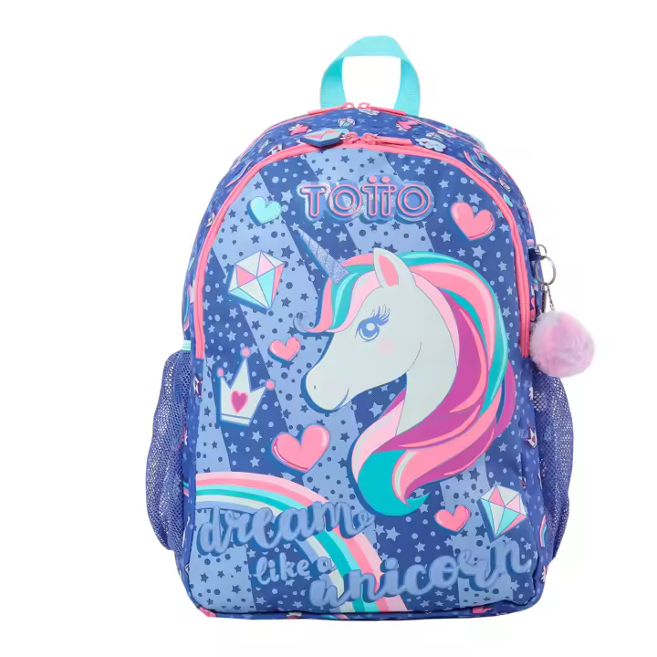 Totto Mochila escolar  Uniwild -Dimensiones:31.5 x 44 x 12 cm-Material:Poliester - 1