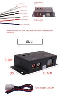Módulo De Retardo 12V 2 Canales Convertidor De Audio Para Coche Filtro De Frecuencia Para Estéreo Y Altavoces RCA Alto a Bajo - details 4