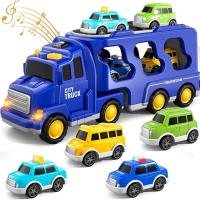 Vehículo De Transporte Con Luz Y Música Para Juguetes De Ingeniería De Protección Contra Incendios De Dos Capas Grande Para Niños - details 13