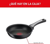 Unlimited On - Sartén de 20 cm, Apto inducción, antiadherente, revestimiento Titanium, Thermo-signal, sin PFOA, Apto lavavajillas y Horno, inoxidable Maple - details 3