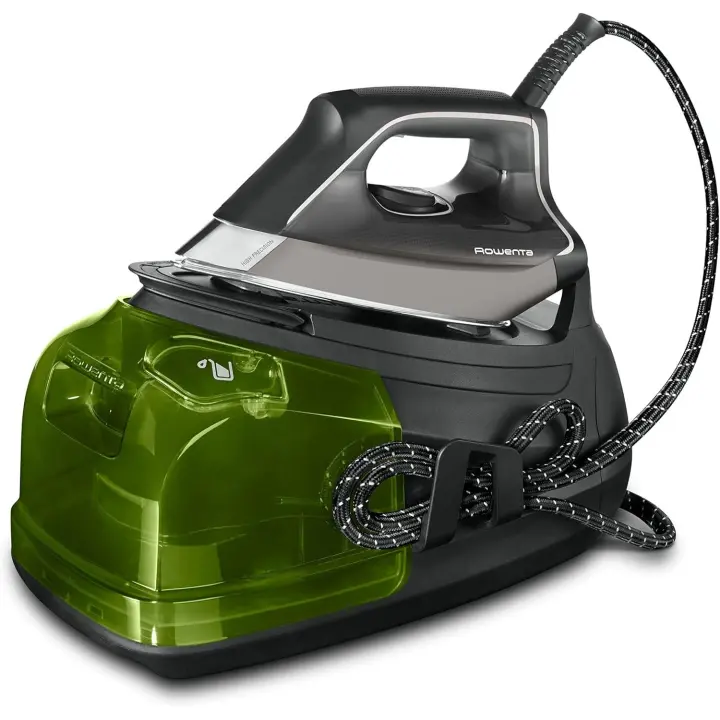 Rowenta Perfect Steam Pro DG8626 Centro de Planchado, Autonomía Ilimitada con 6.9 Bares, Golpe 450 Vapor Continuo de 120 g/min, Suela Microsteam Laser 400, Función Eco, Depósito Cal, Color Negro [Clase de eficiencia energética A+] - 1
