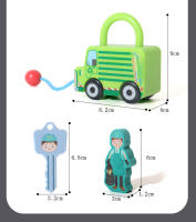 Juegos Educativos De Coche Para Niños Con Cerradura Y Llaves Montessori Aprendizaje De Números Y Conteo Herramienta De Matemáticas Para Niños Recomendado Para Edad 0-3 Años - details 9