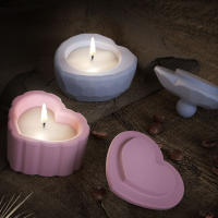 Molde De Cera De Amor DIY En Resina Para Hacer Candles Aromaterapia Y Chocolate Molde De Jarsa Para Decoración Del Hogar - details 1