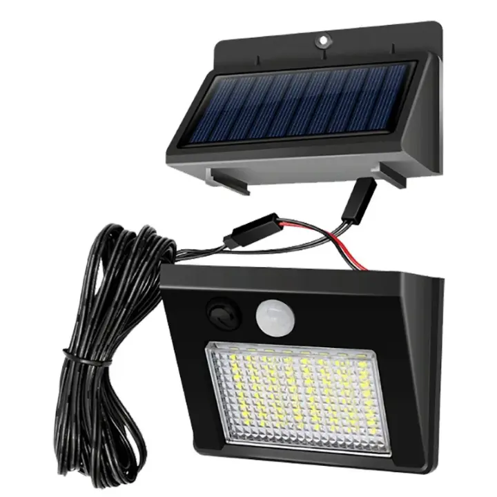 Luz Solar LED Exterior Con Sensor De Movimiento 48 LED IP65 Impermeable Luz De Jardín Solar Iluminación De Calle Luz De Pared - 1