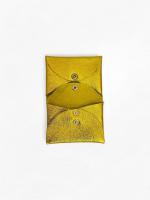Monedero de Cuero Granulado ,Piel auténtico-Cartera Pequeña Brillante para Fiesta - Monedero BLING BLING Elegante  para Mujer, Hecho en Italia，,Ligera y Práctica,Varios Colores,regalo para mujer - details 4