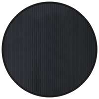 vidaXL Alfombra redonda bambú 80 cm Color Negro,  Natural,  Marrón y mas Alfombras de área  Alfombra de Piso para Sala de Estar Dormitorio Habitación Salón - details 4