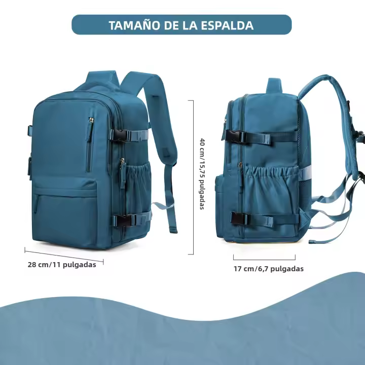 Mochila De Viaje Para Avión Cabin Airplane 40x30x20 Capacidad De Equipaje Para Hombres Y Mujeres Con Portátil De 15.6 Pulgadas - 1