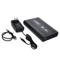 Carcasa De Disco Duro 3.5 Pulgadas Para SSD Y HDD SATA USB 2.0 Cubierta Protectora Negra Aluminio Externa Enclosure - details 10